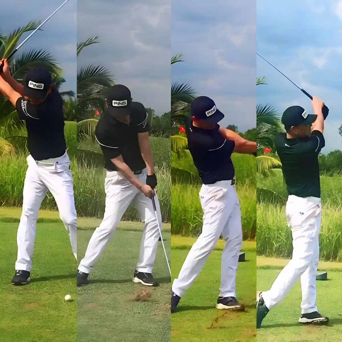 Pro Golfer Kevin Kim sở hữu kỹ năng swing đỉnh cảo